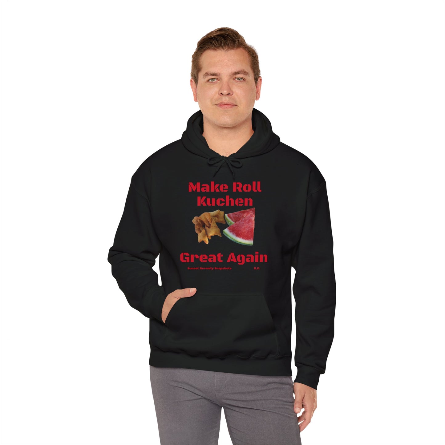 Make Roll Kuchen Great Again Unisex Heavy Blend™ Hooded Sweatshirt