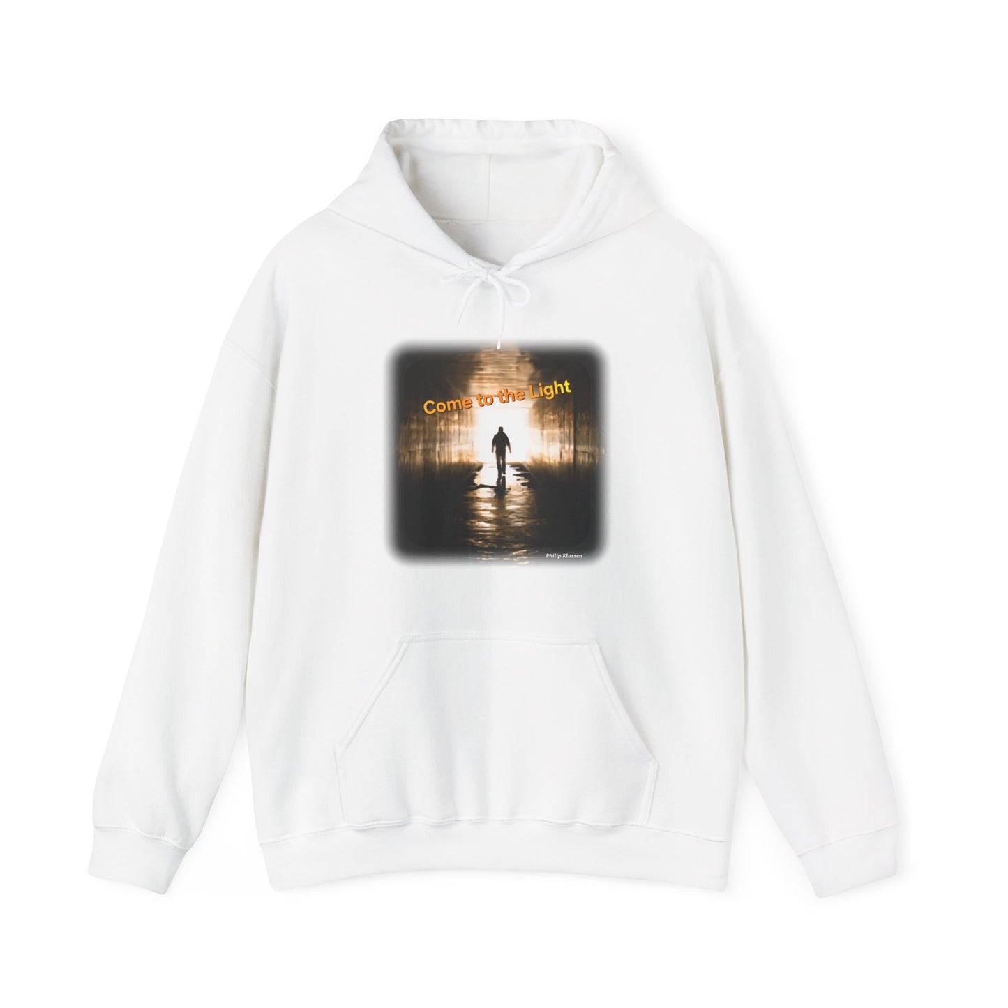 Music Lover Hoodie with 'Come to the Light' Lyrics and Album Cover