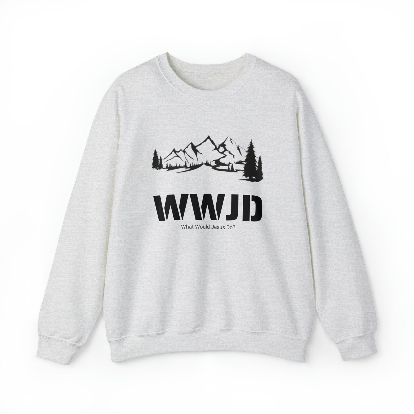 WWJD Unisex Heavy Blend™ Crewneck Sweatshirt