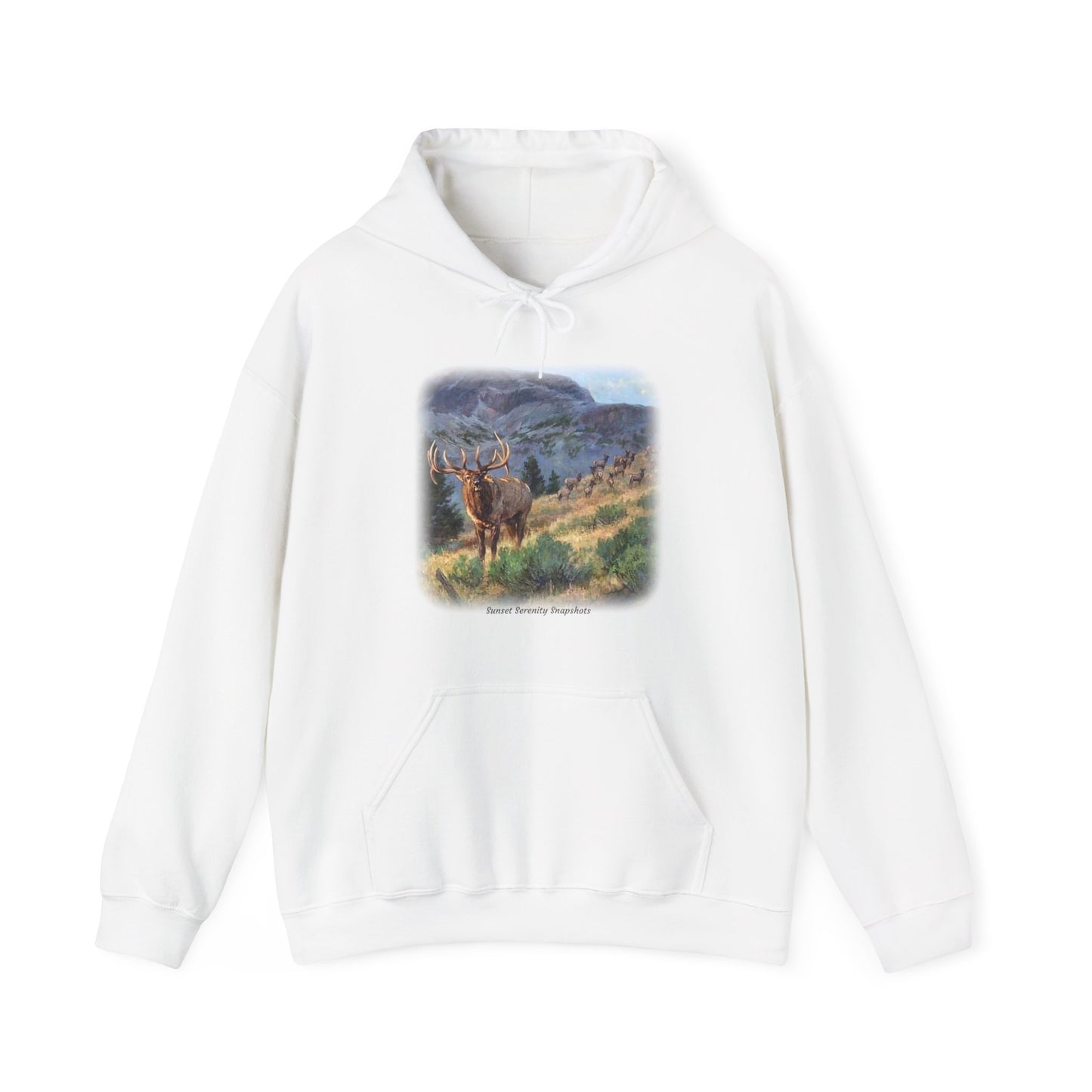 Elk_07 Unisex Heavy Blend™ Hooded Sweatshirt
