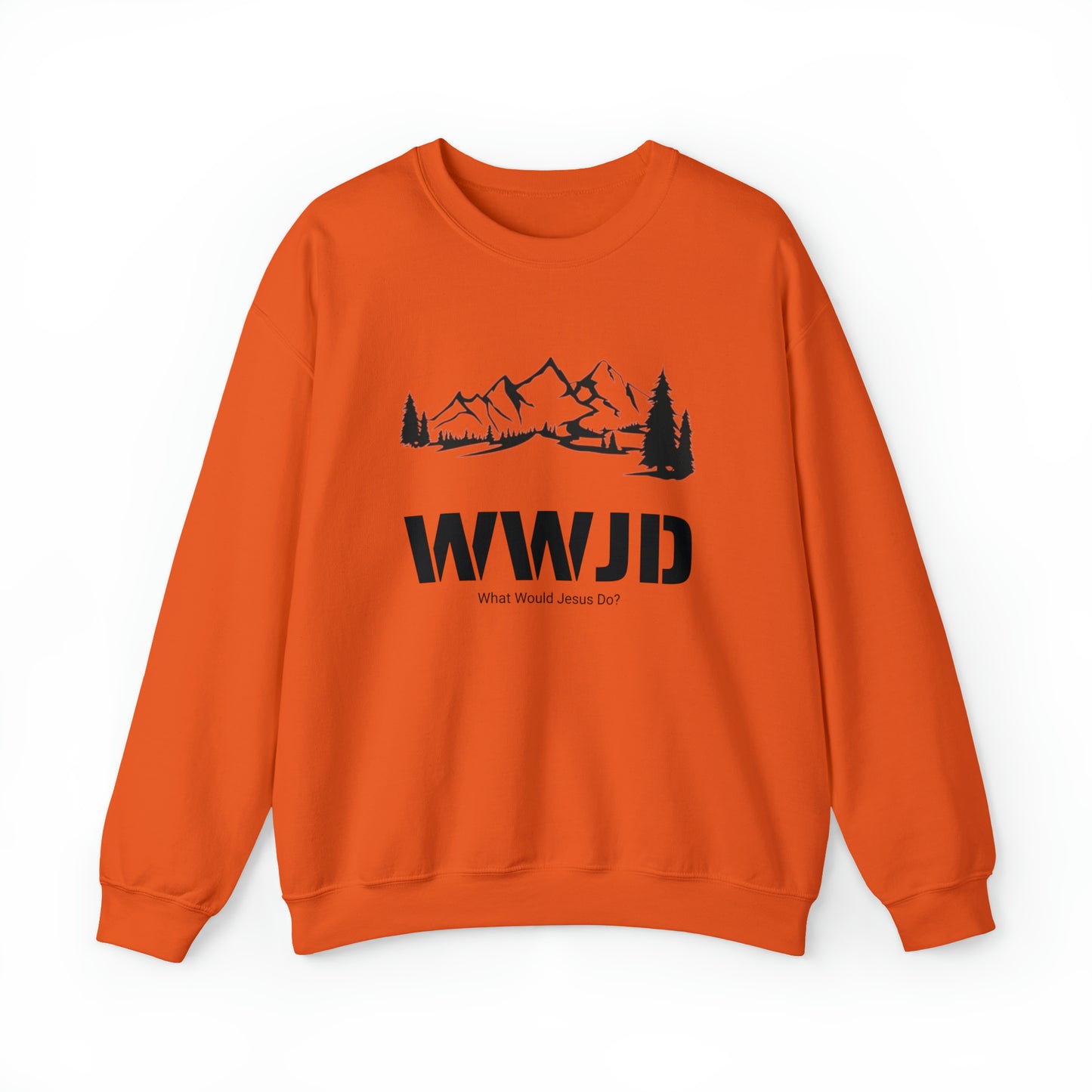 WWJD Unisex Heavy Blend™ Crewneck Sweatshirt