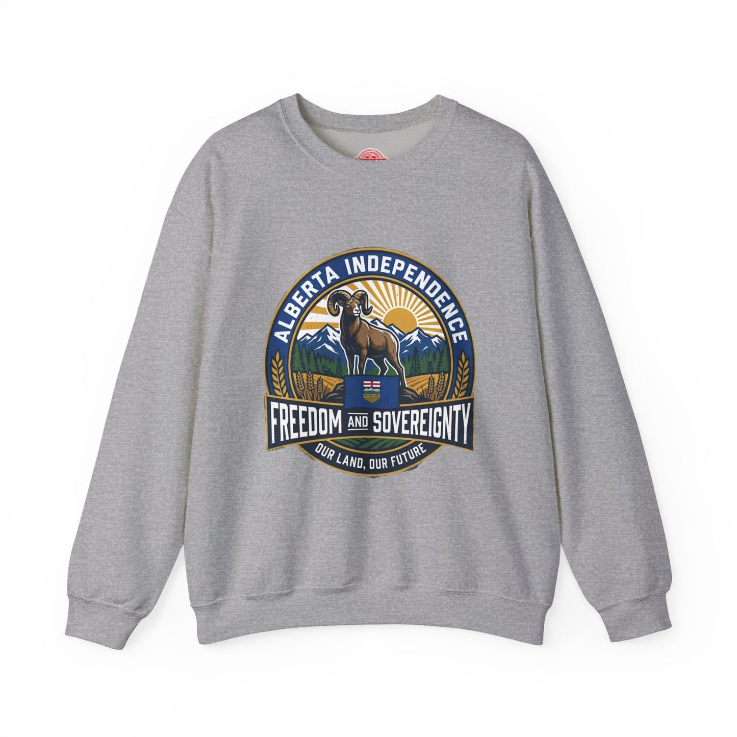 Alberta Independence Flag Sweatshirt — Bighorn Sheep
