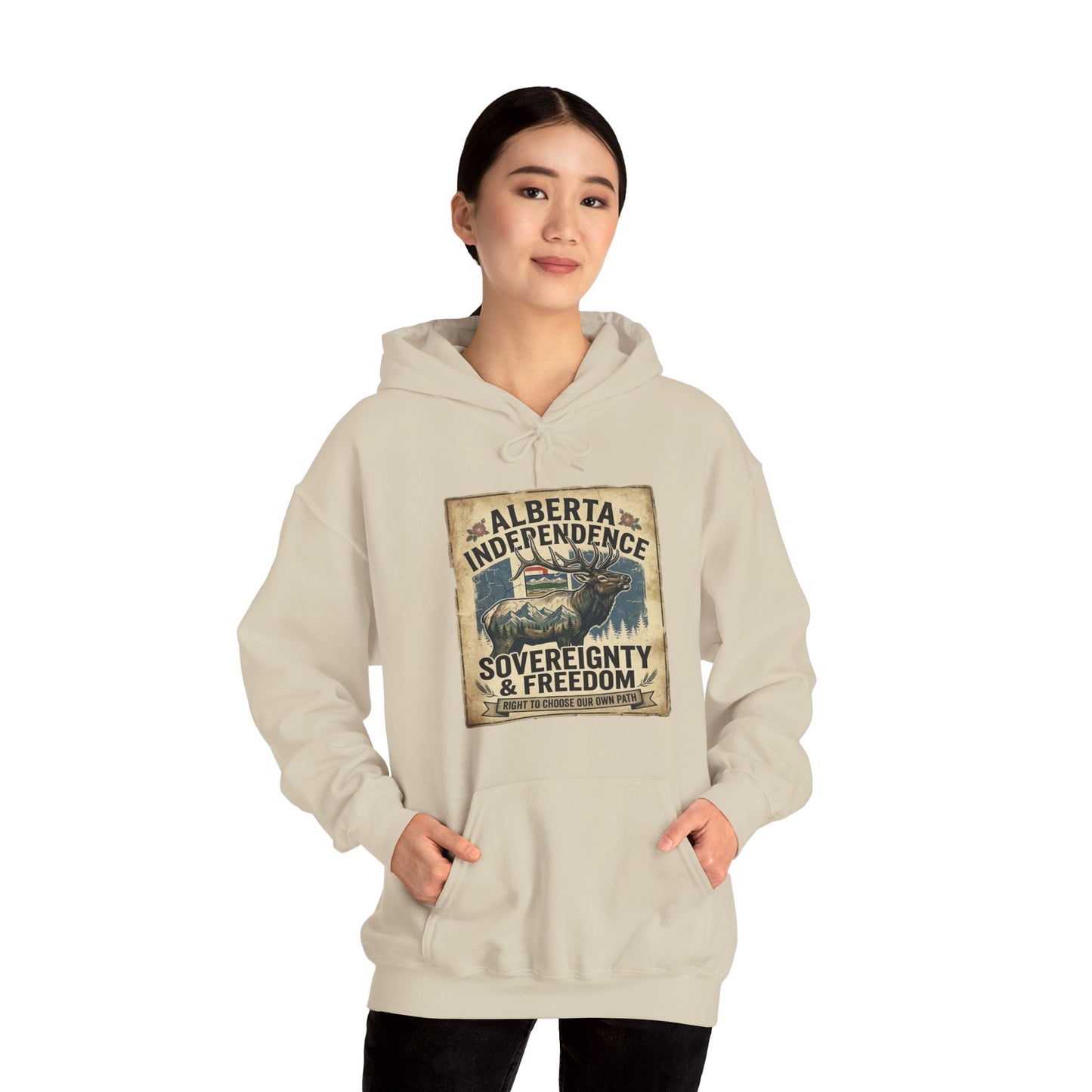 Alberta Independence Hoodie — Bull Elk