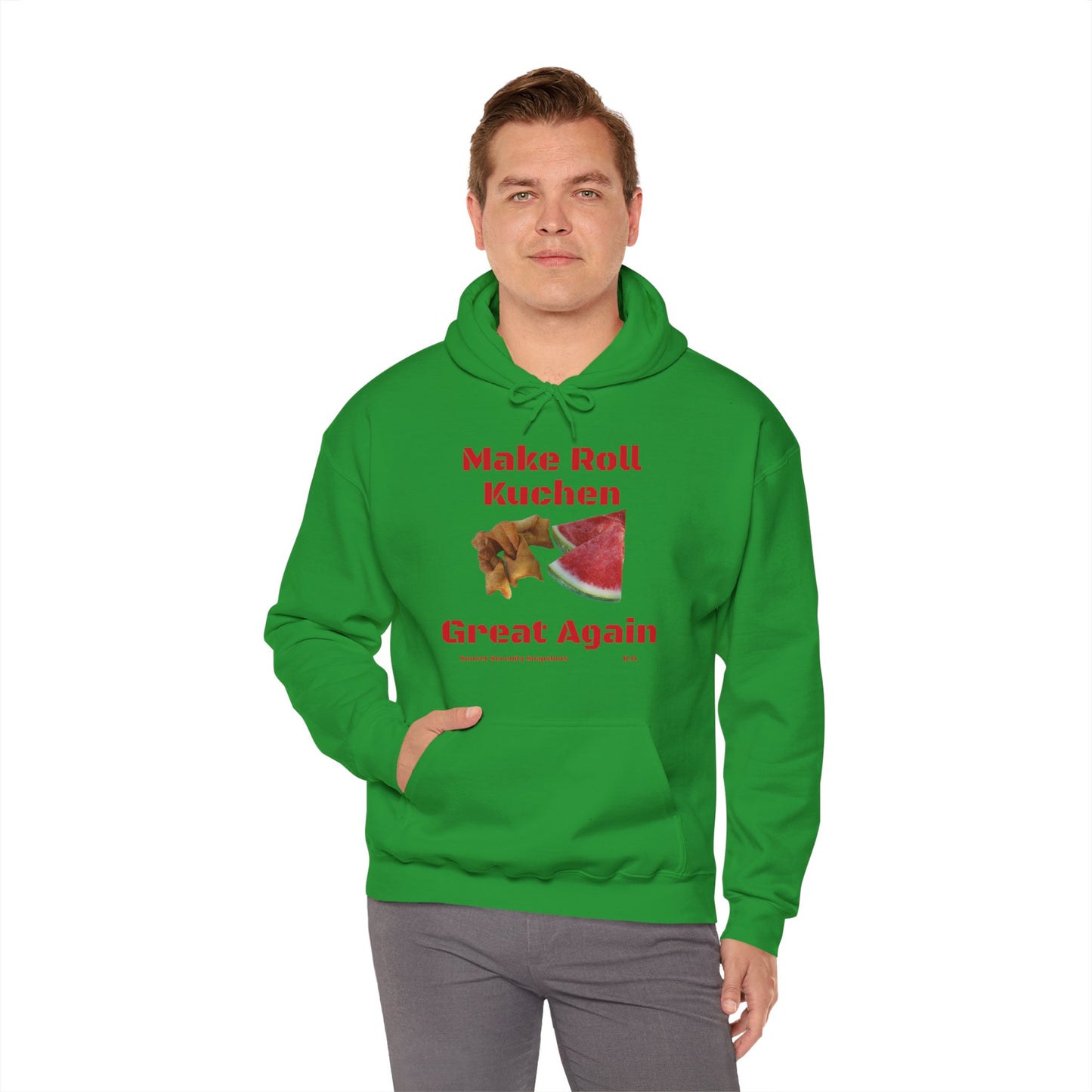 Make Roll Kuchen Great Again Unisex Heavy Blend™ Hooded Sweatshirt