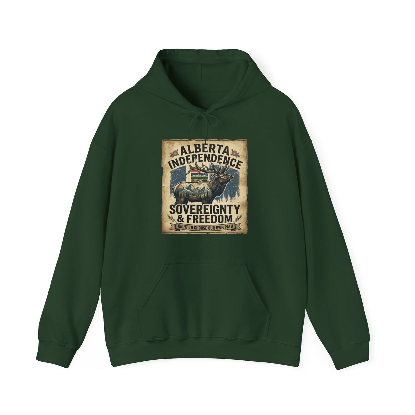 Alberta Independence Hoodie — Bull Elk
