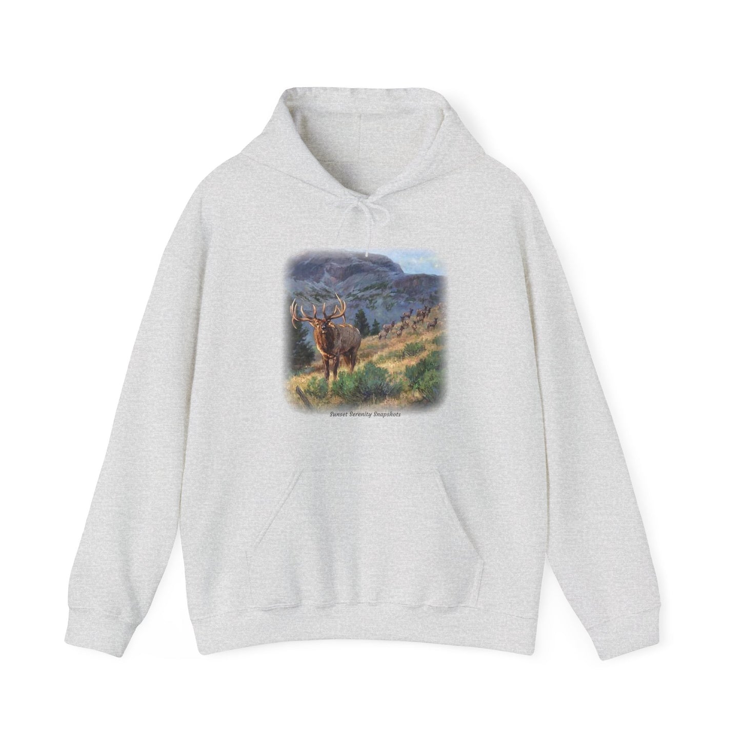 Elk_07 Unisex Heavy Blend™ Hooded Sweatshirt