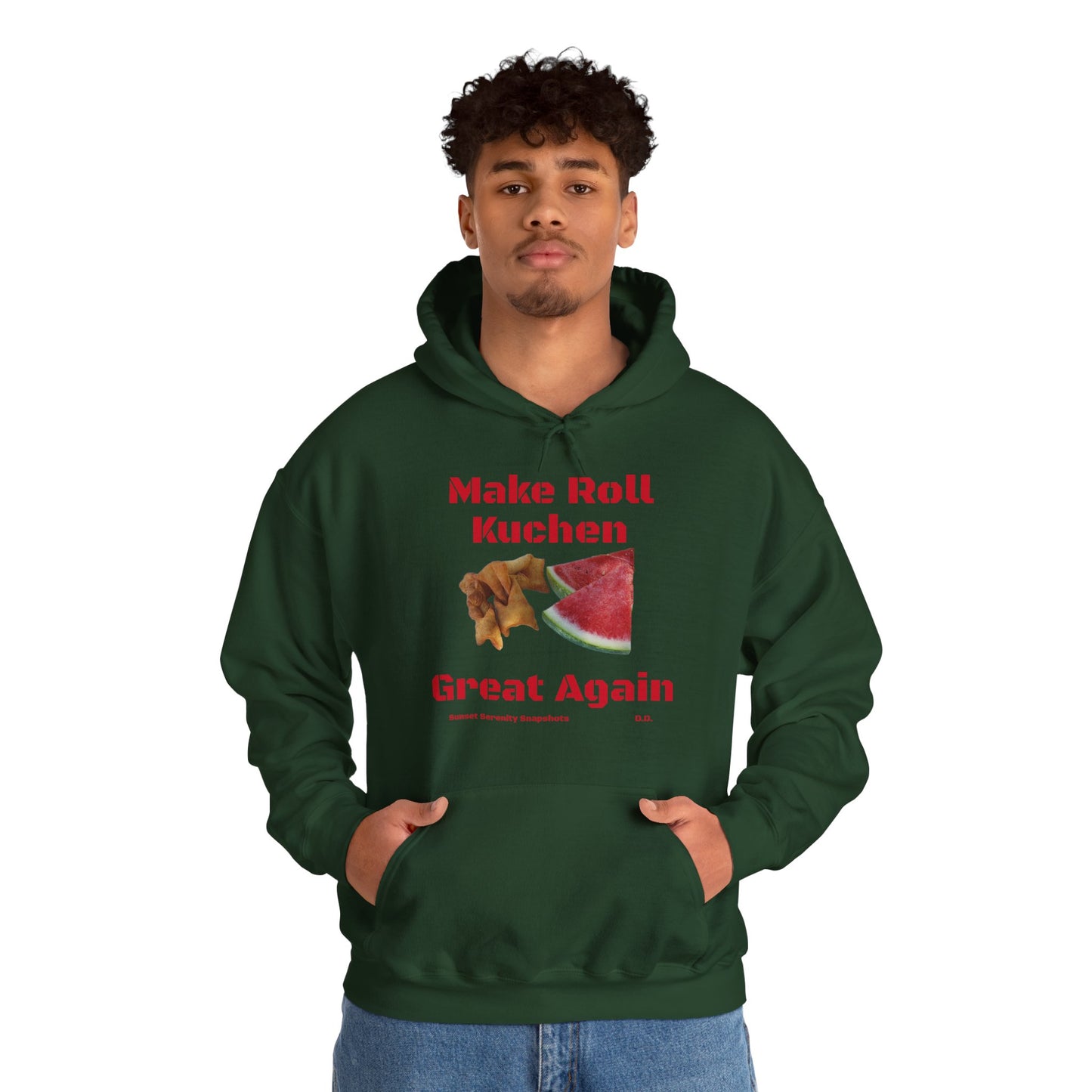 Make Roll Kuchen Great Again Unisex Heavy Blend™ Hooded Sweatshirt