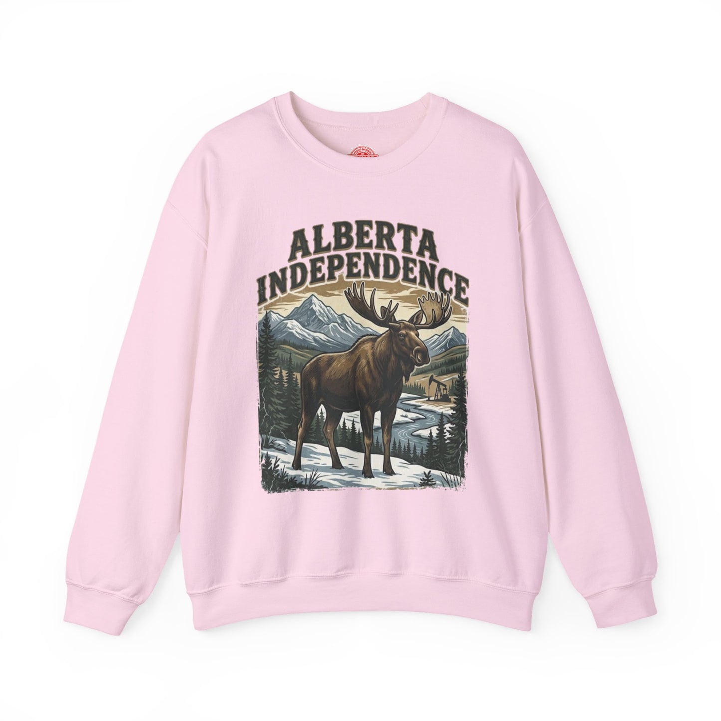 Alberta Independence Bull Moose Sweatshirt — Support Alberta Sovereignty