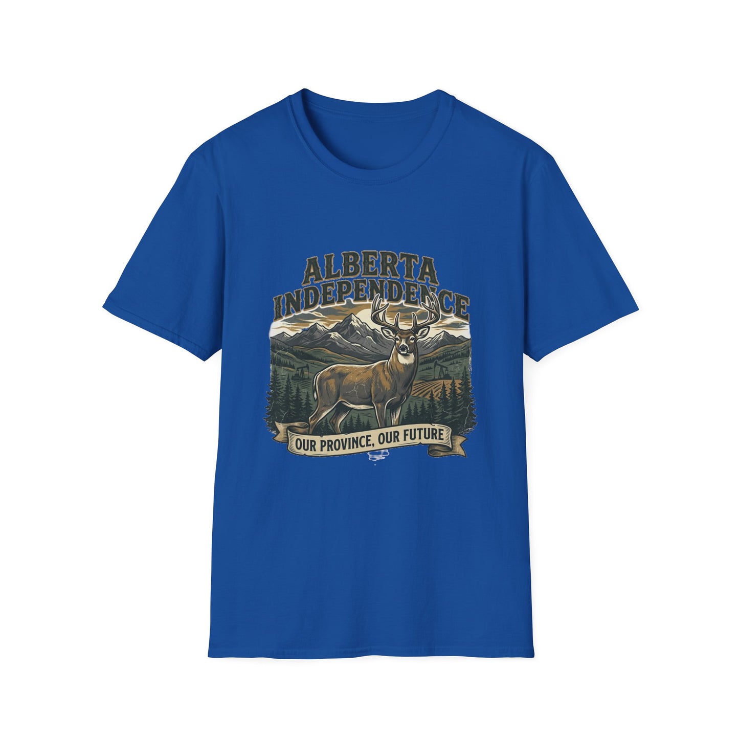 Alberta Independence Buck T-Shirt — Supporting Alberta Sovereignty