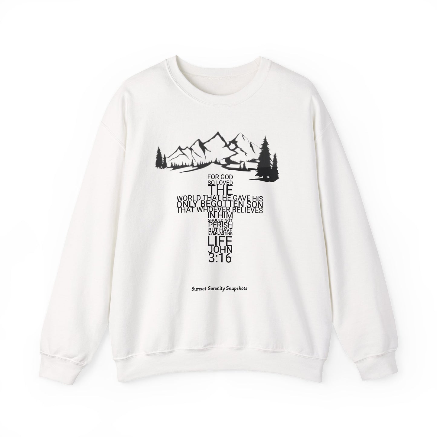 John 3:16 Unisex Heavy Blend™ Crewneck Sweatshirt