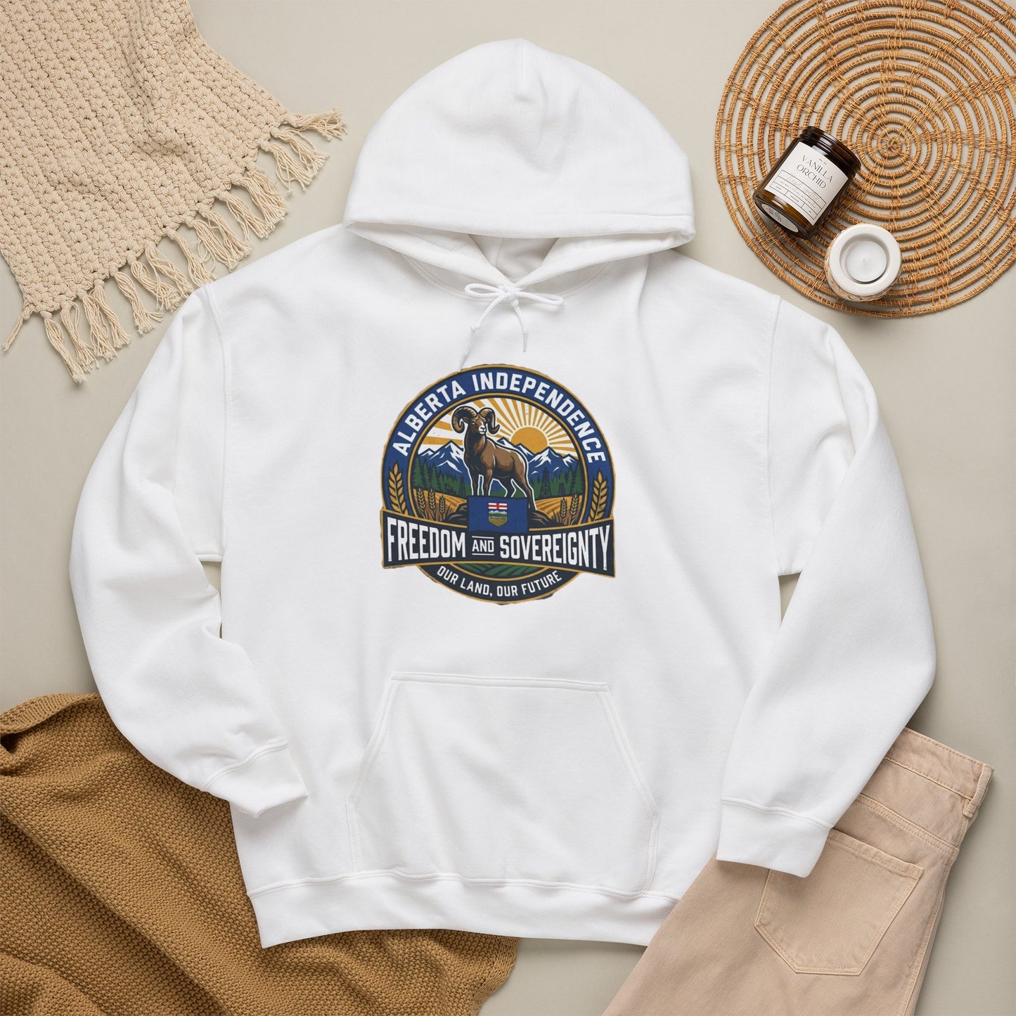 Alberta Independence Hoodie — Bighorn Sheep