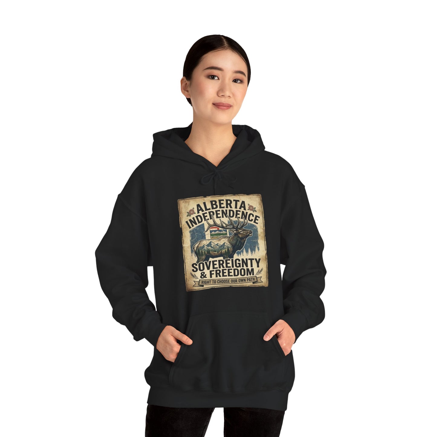 Alberta Independence Hoodie — Bull Elk