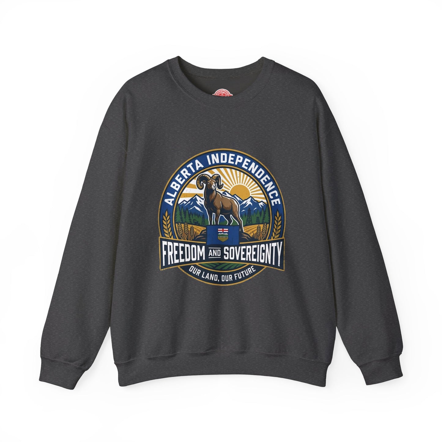 Alberta Independence Flag Sweatshirt — Bighorn Sheep