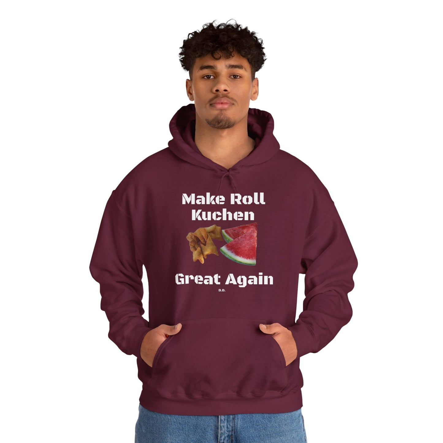 Make Roll Kuchen Great Again Unisex Heavy Blend™ Hooded Sweatshirt