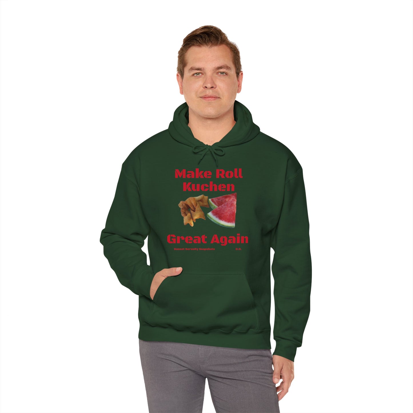 Make Roll Kuchen Great Again Unisex Heavy Blend™ Hooded Sweatshirt