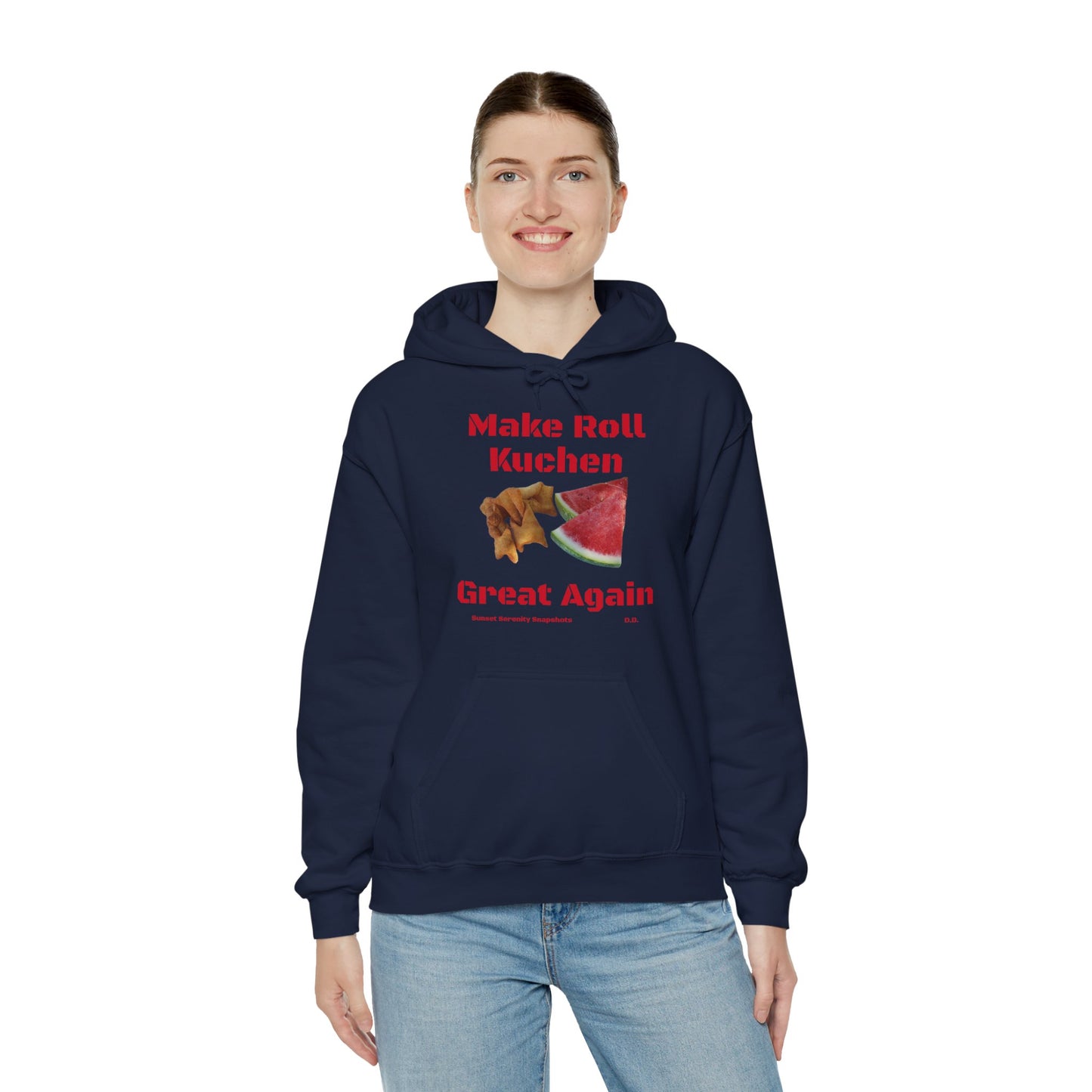 Make Roll Kuchen Great Again Unisex Heavy Blend™ Hooded Sweatshirt
