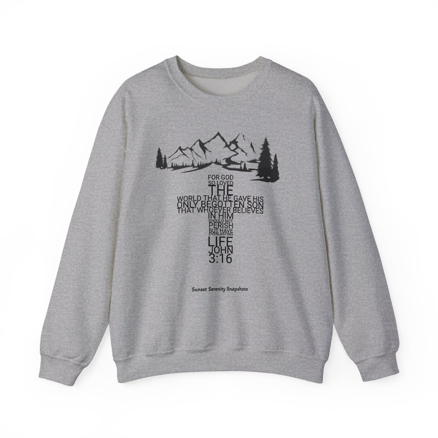 John 3:16 Unisex Heavy Blend™ Crewneck Sweatshirt