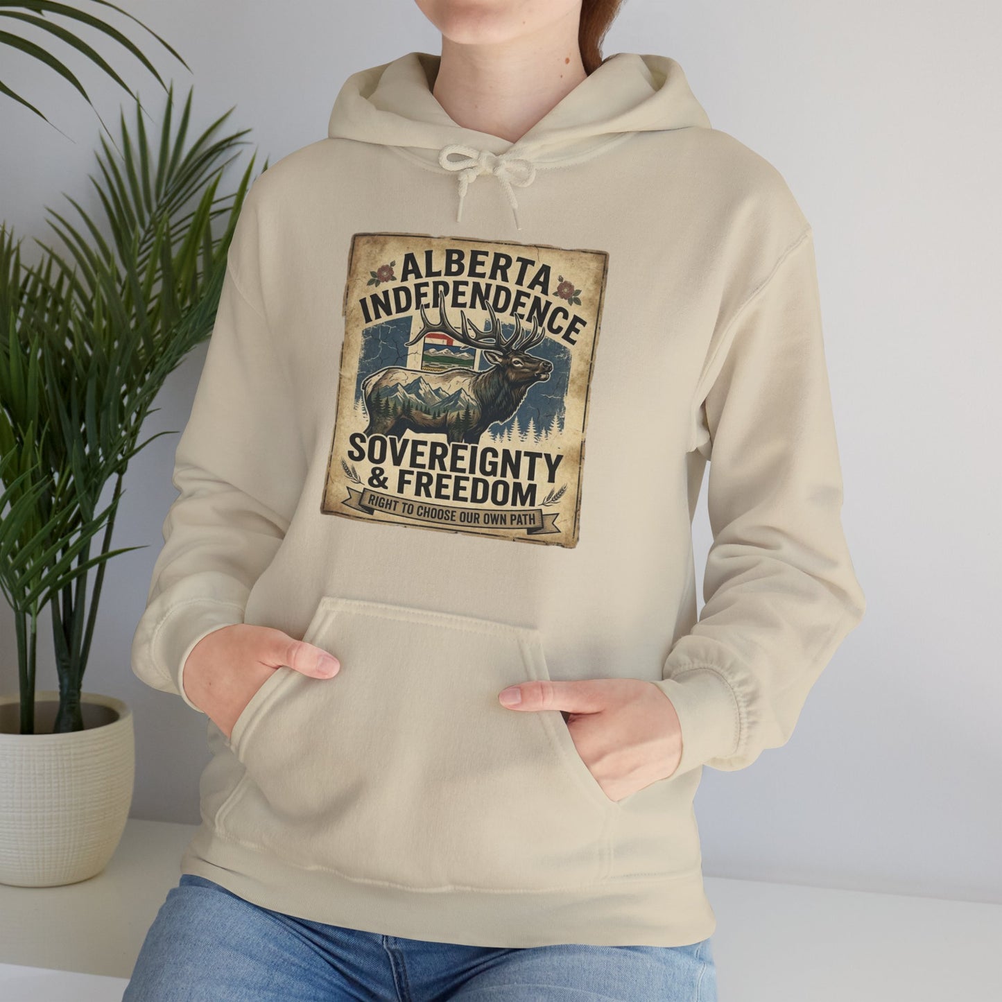 Alberta Independence Hoodie — Bull Elk