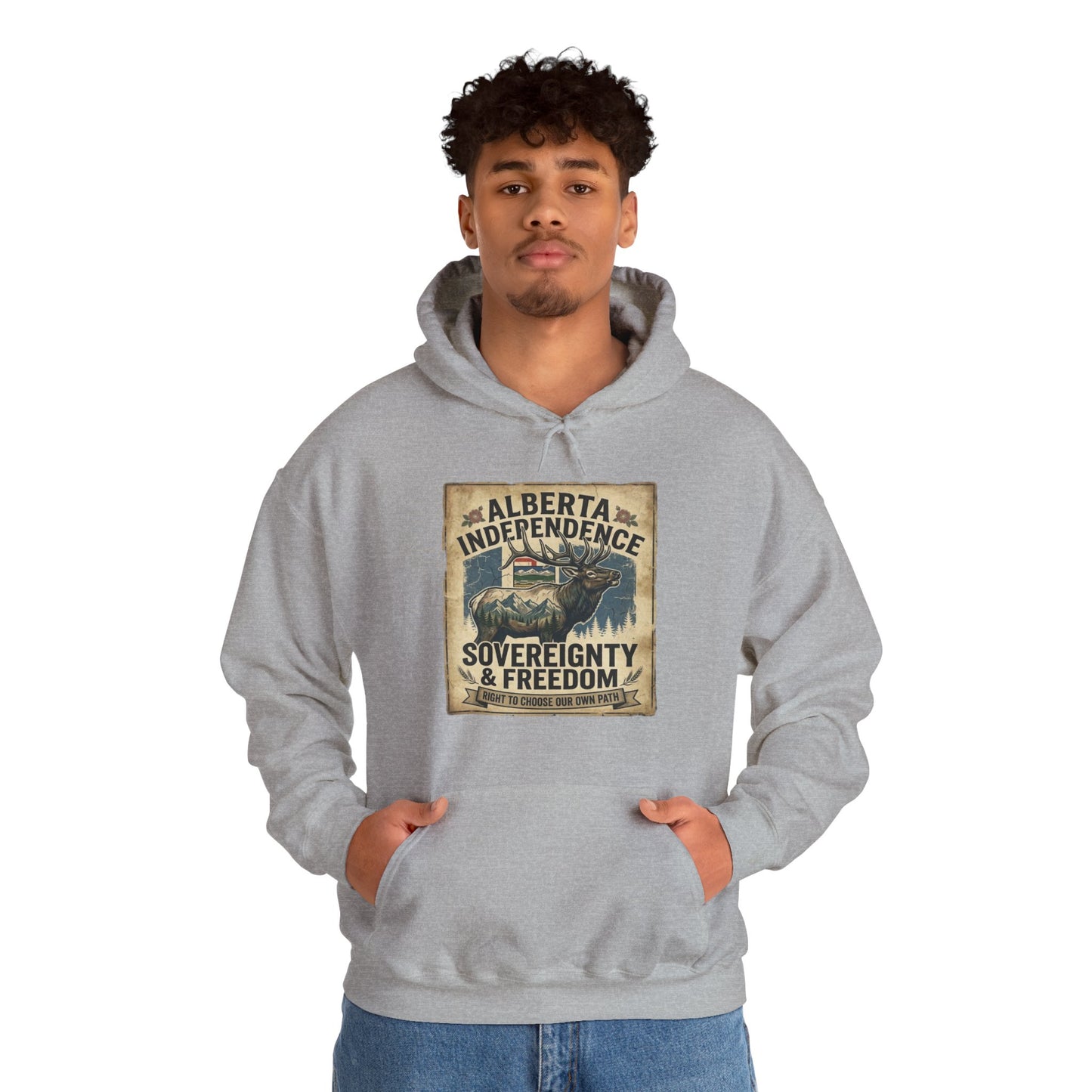 Alberta Independence Hoodie — Bull Elk