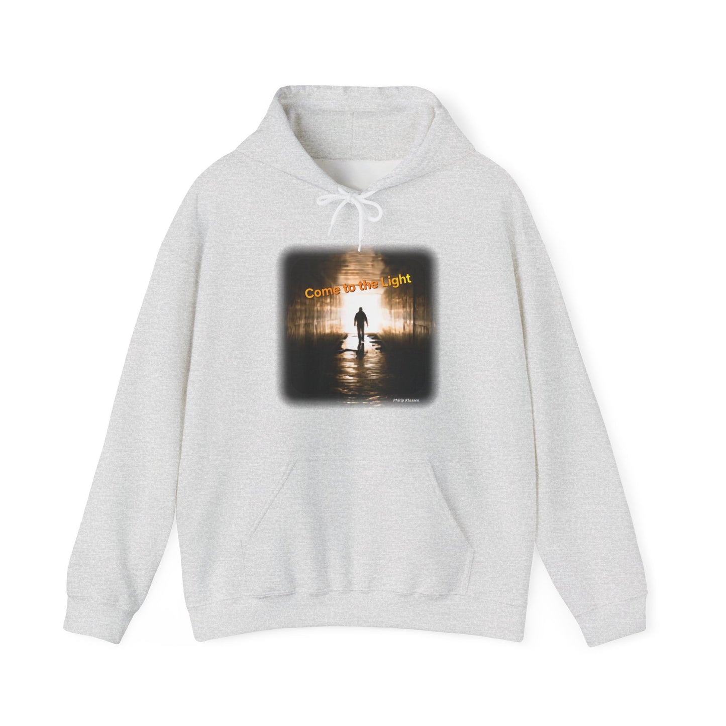 Music Lover Hoodie with 'Come to the Light' Lyrics and Album Cover
