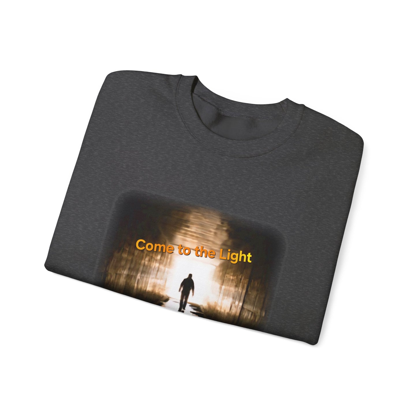 Sweatshirt with 'Come to the Light' Lyrics and Album Cover