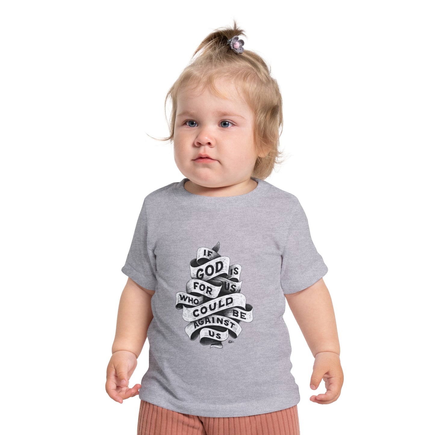 Baby Short Sleeve T-Shirt If God Is For Us