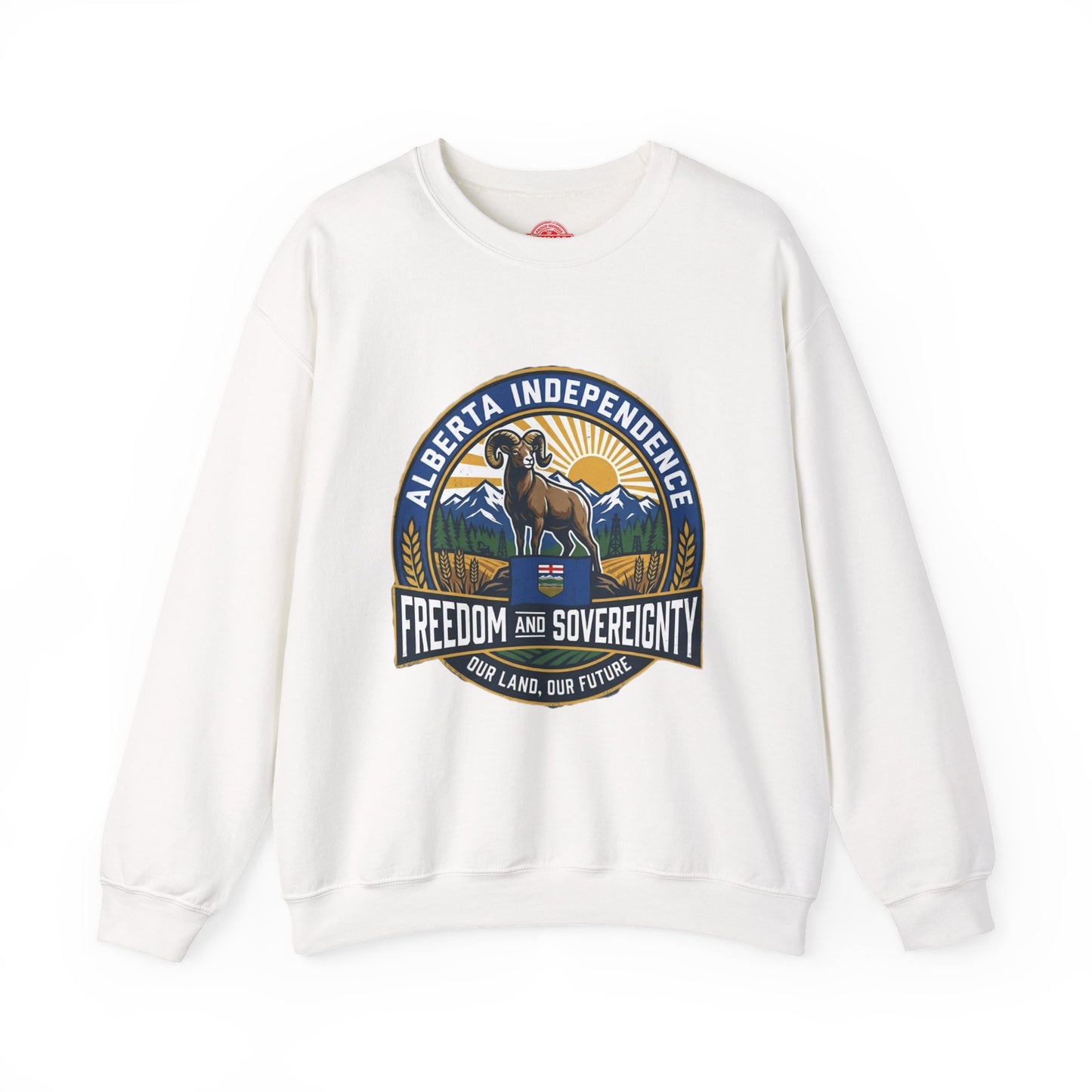 Alberta Independence Flag Sweatshirt — Bighorn Sheep