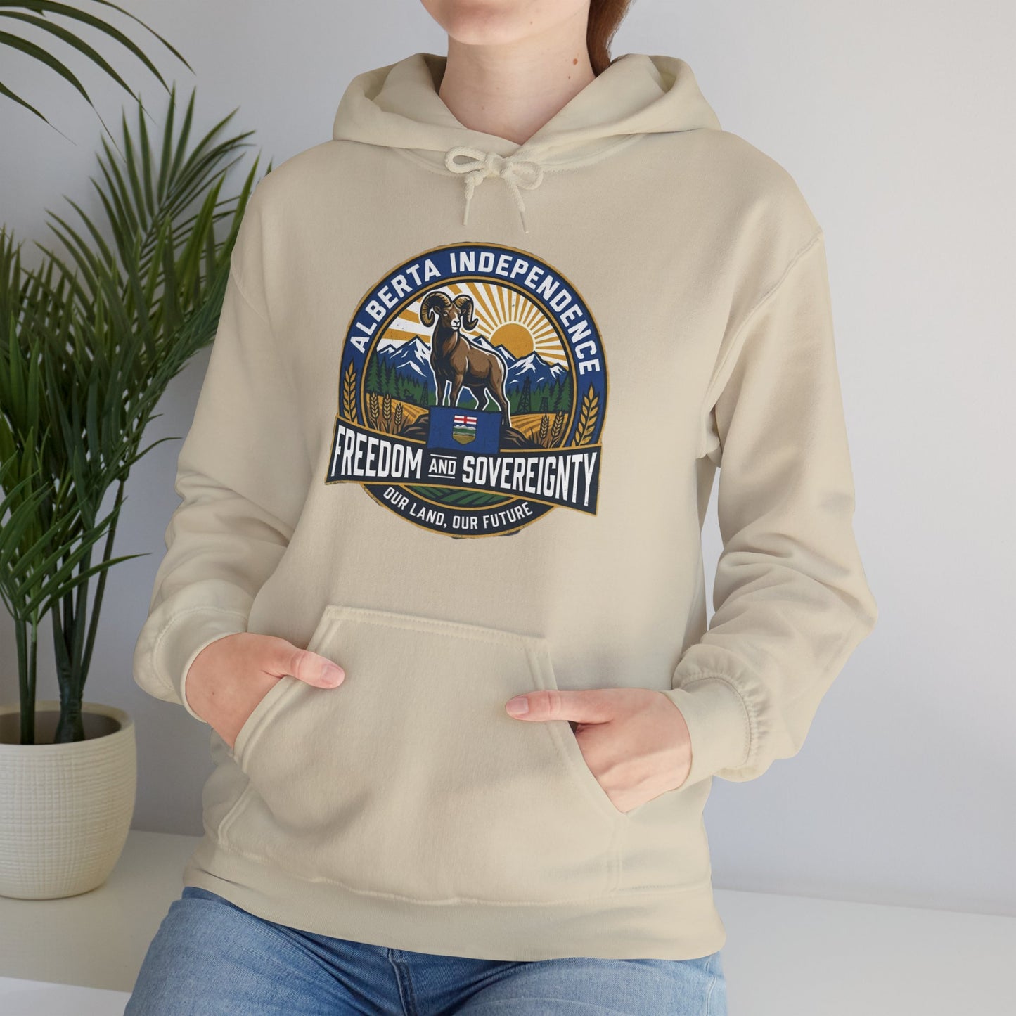 Alberta Independence Hoodie — Bighorn Sheep