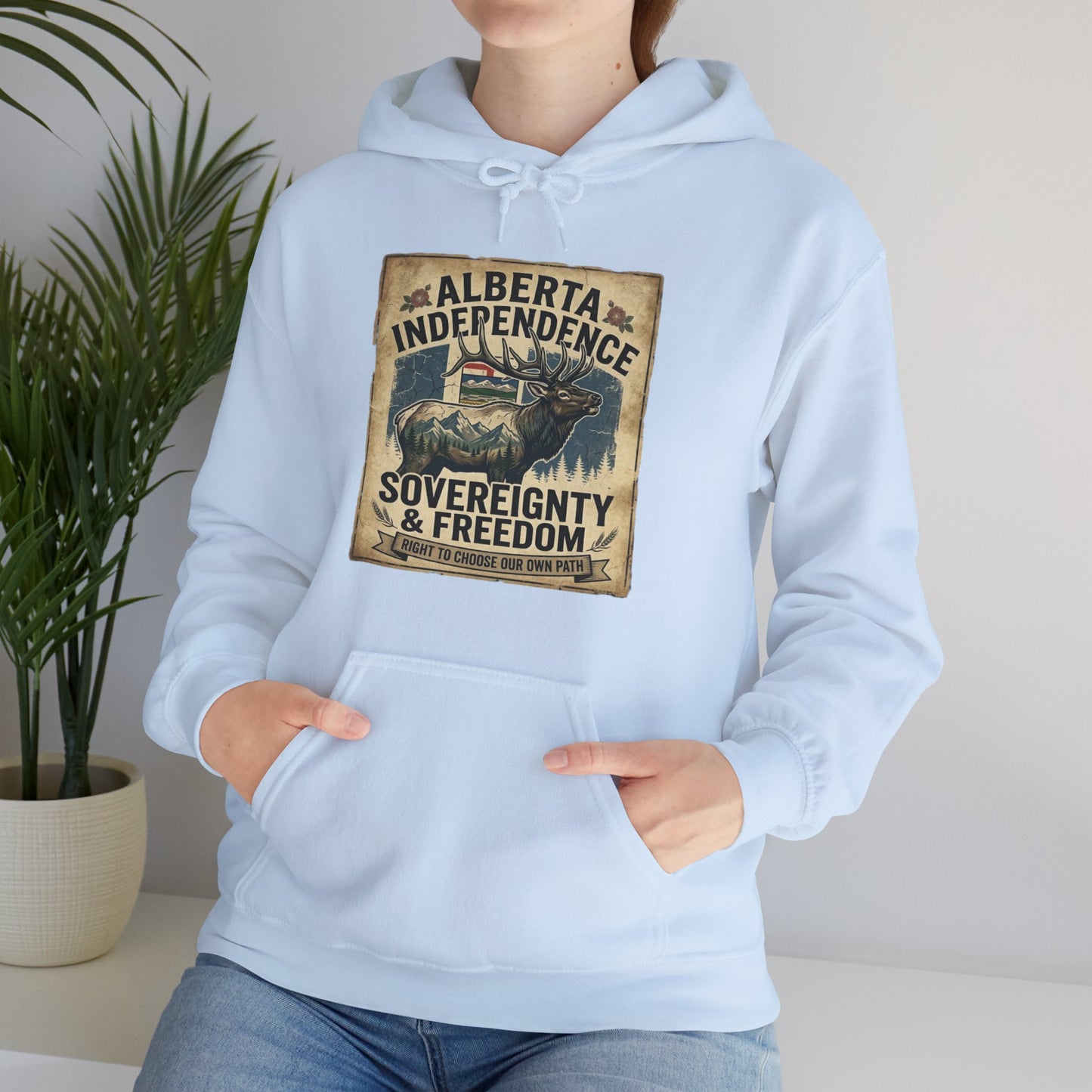 Alberta Independence Hoodie — Bull Elk