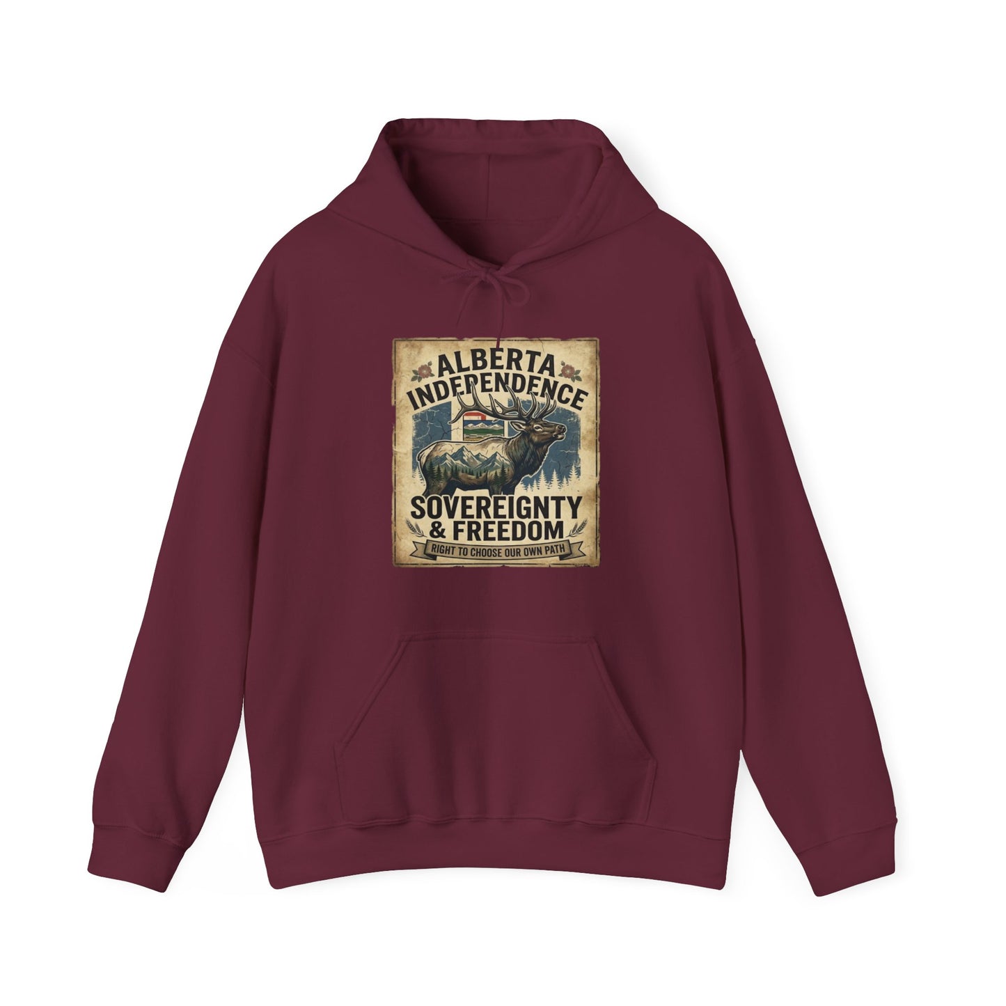 Alberta Independence Hoodie — Bull Elk