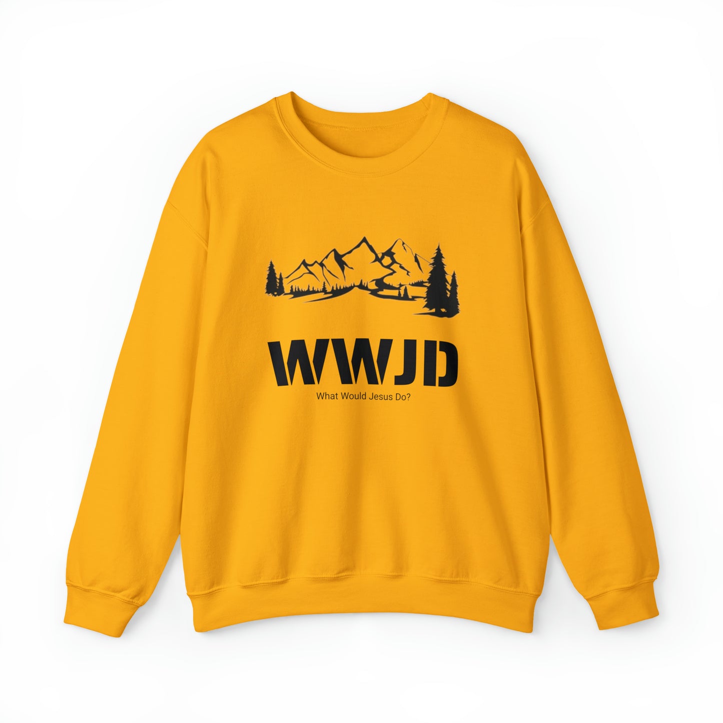 WWJD Unisex Heavy Blend™ Crewneck Sweatshirt