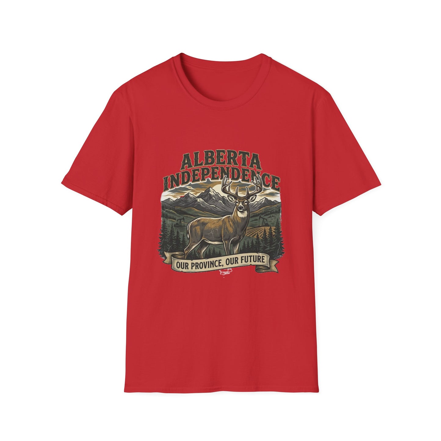 Alberta Independence Buck T-Shirt — Supporting Alberta Sovereignty