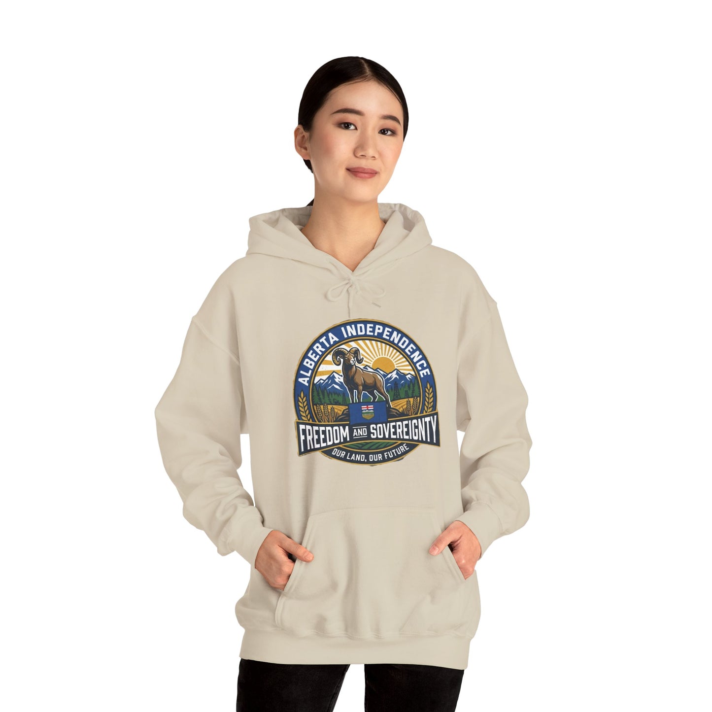 Alberta Independence Hoodie — Bighorn Sheep