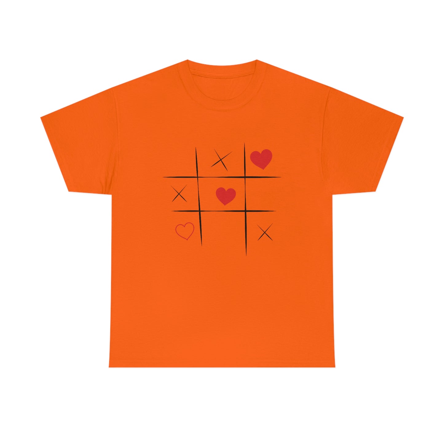 X & Hearts Unisex Heavy Cotton Tee