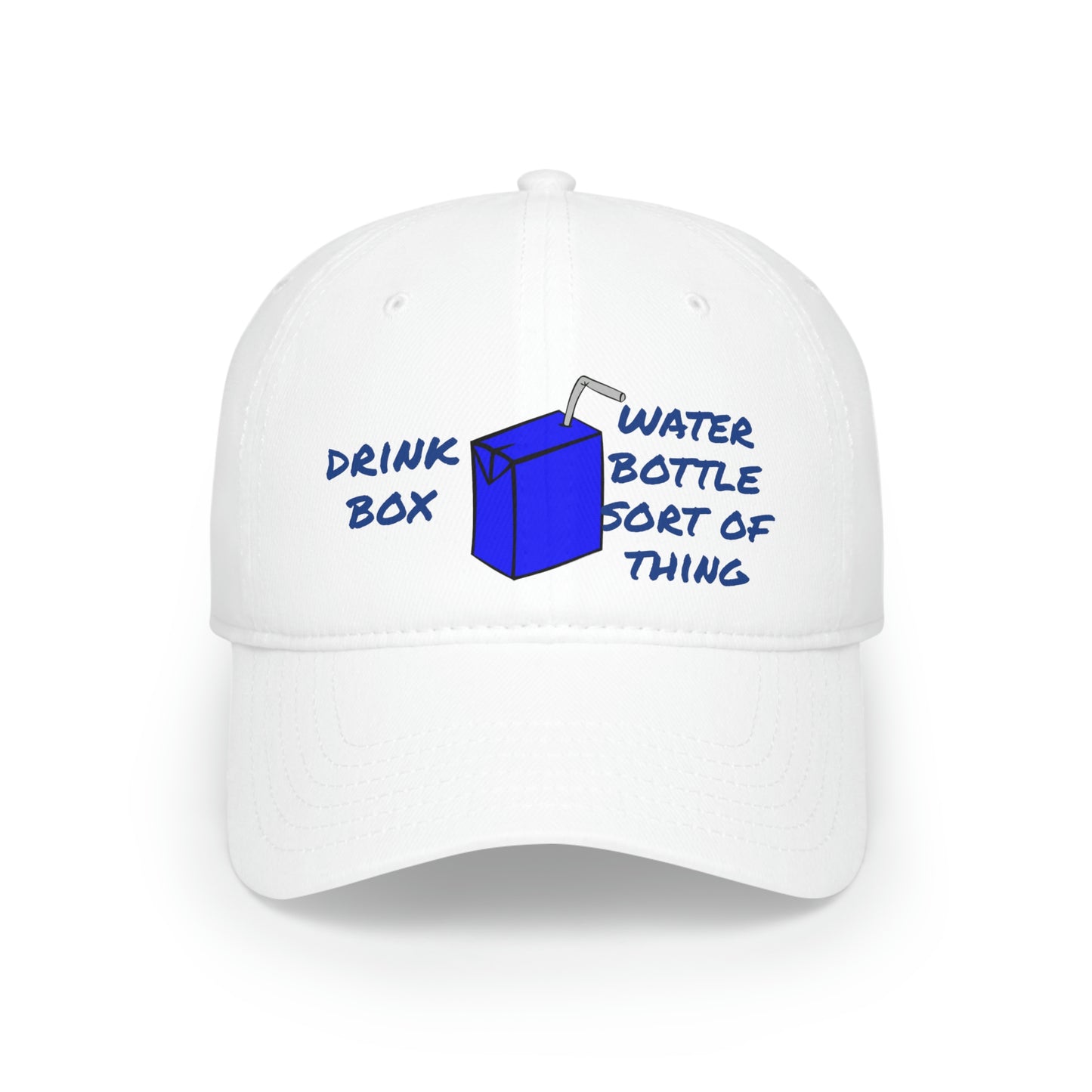 Drink Box Water Bottle Low Profile Baseball Cap