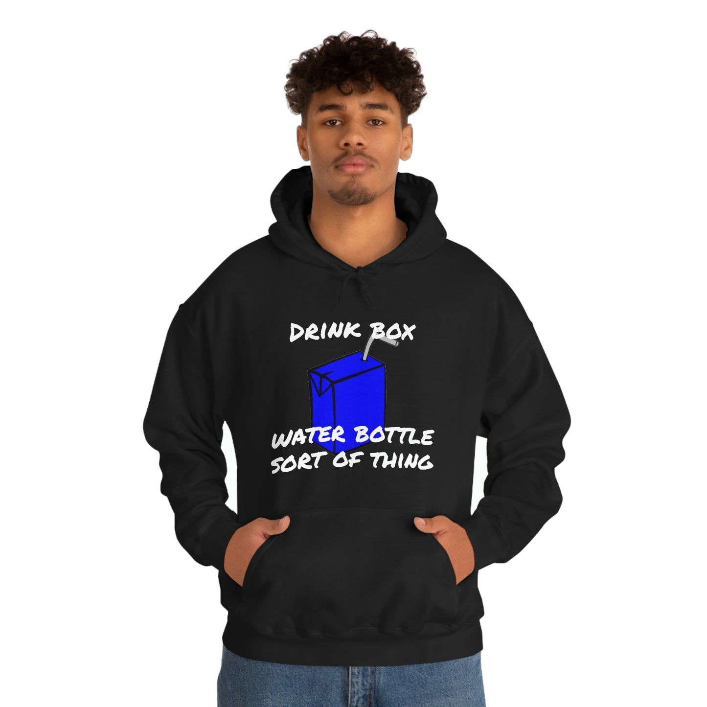 Drink Box Water Bottle Unisex Heavy Blend™ Hooded Sweatshirt