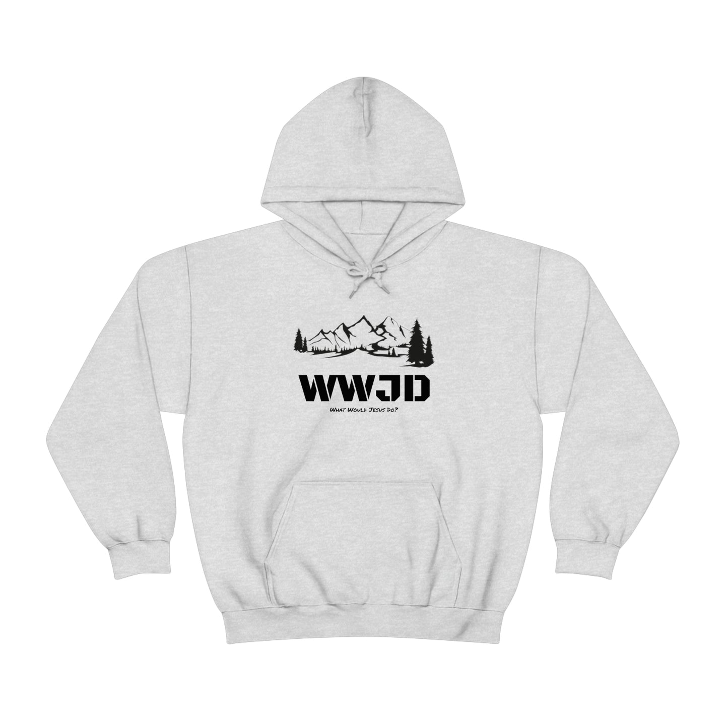 WWJD Unisex Heavy Blend™ Hooded Sweatshirt