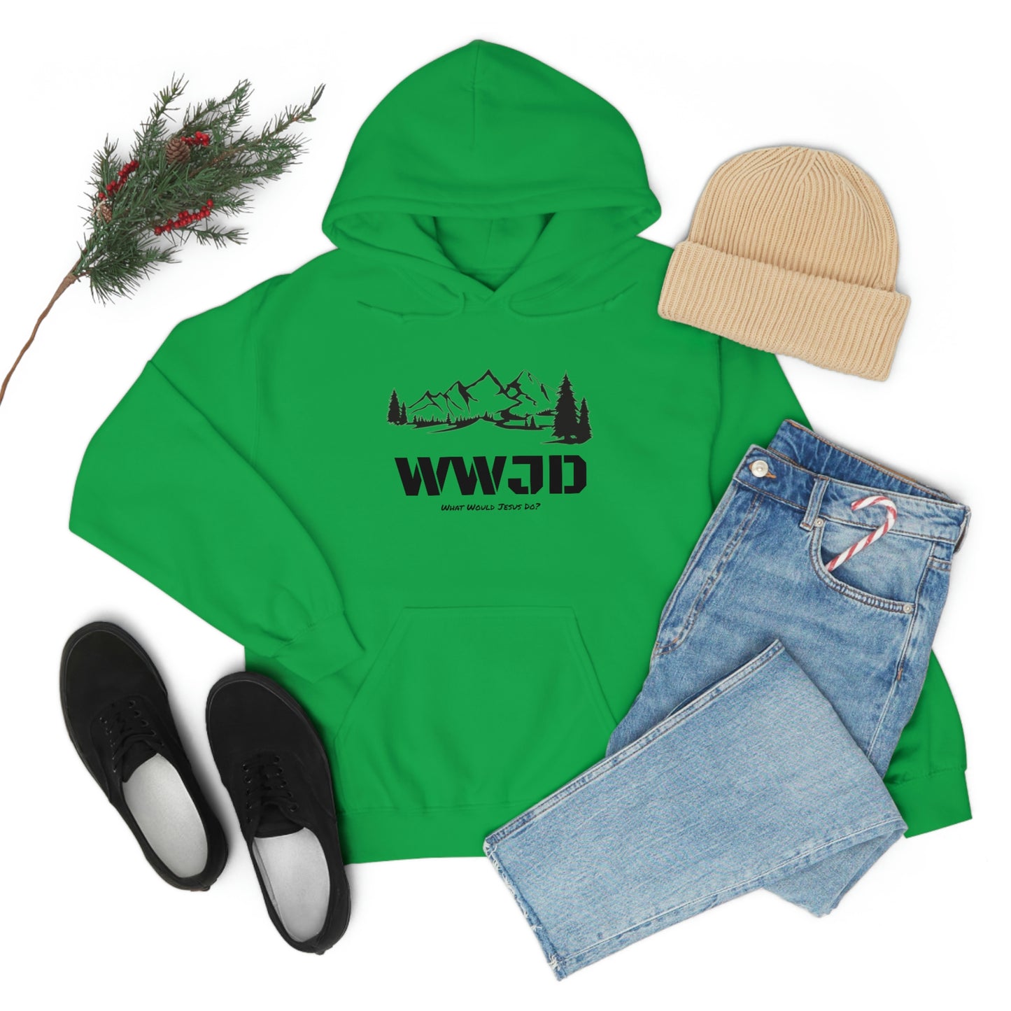 WWJD Unisex Heavy Blend™ Hooded Sweatshirt