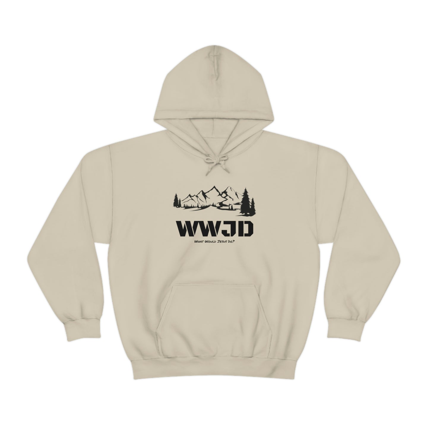 WWJD Unisex Heavy Blend™ Hooded Sweatshirt