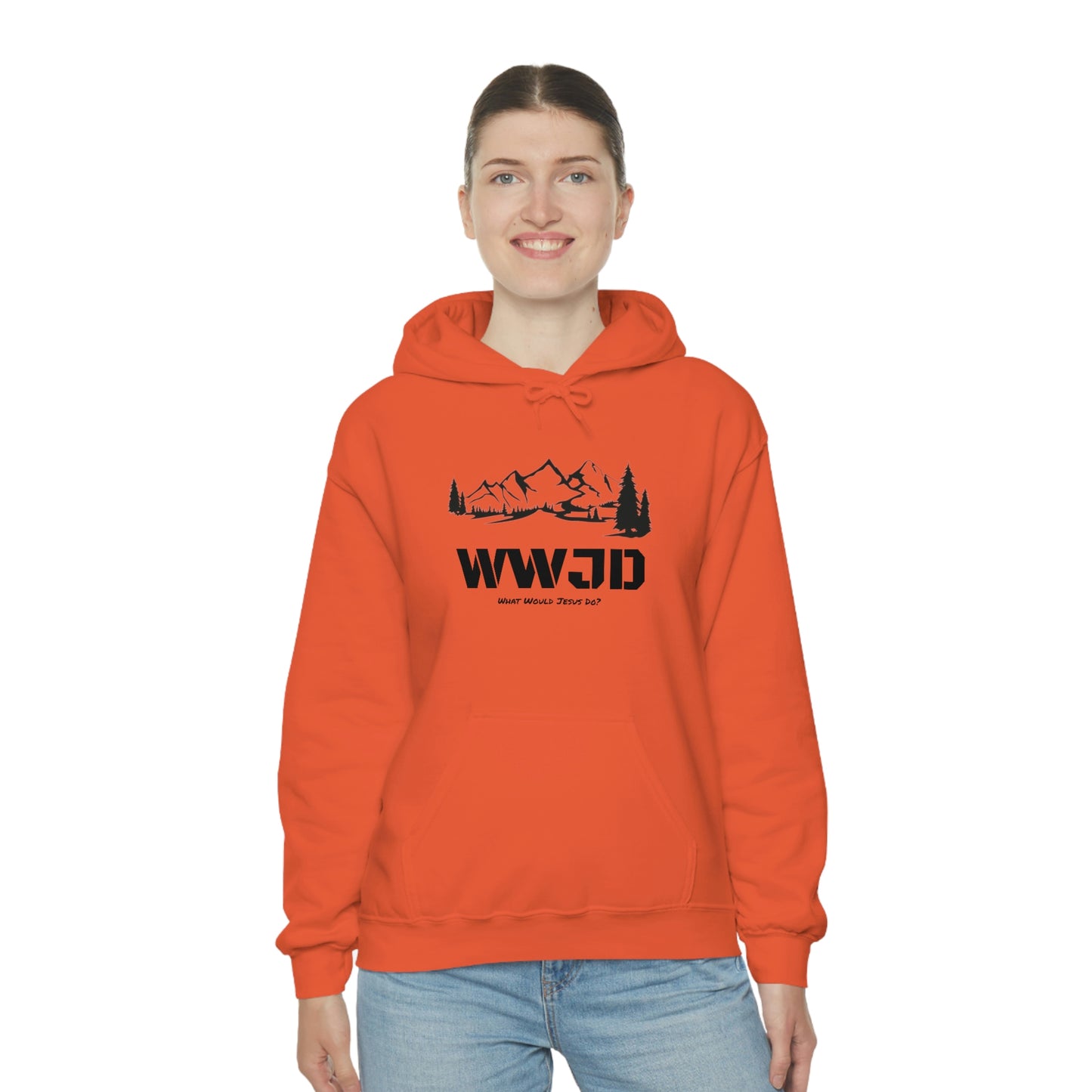 WWJD Unisex Heavy Blend™ Hooded Sweatshirt