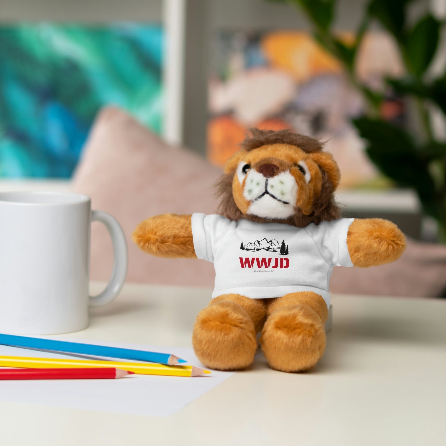 WWJD Stuffed Animals with Tee