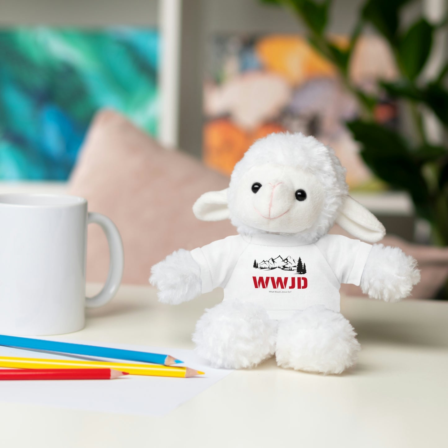 WWJD Stuffed Animals with Tee