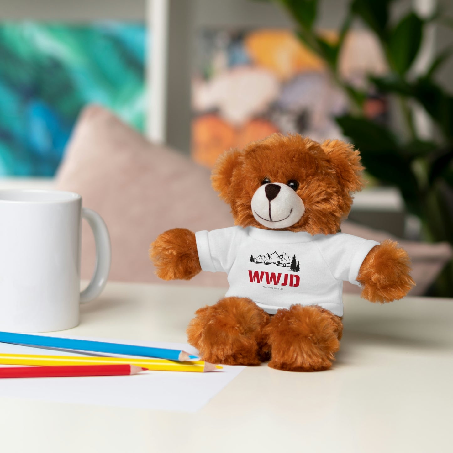 WWJD Stuffed Animals with Tee