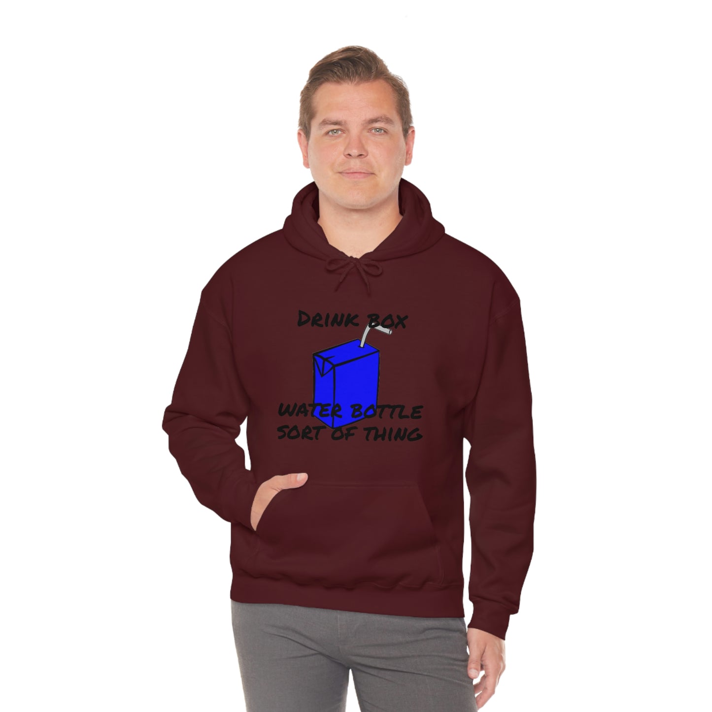 Drink Box Water Bottle Unisex Heavy Blend™ Hooded Sweatshirt