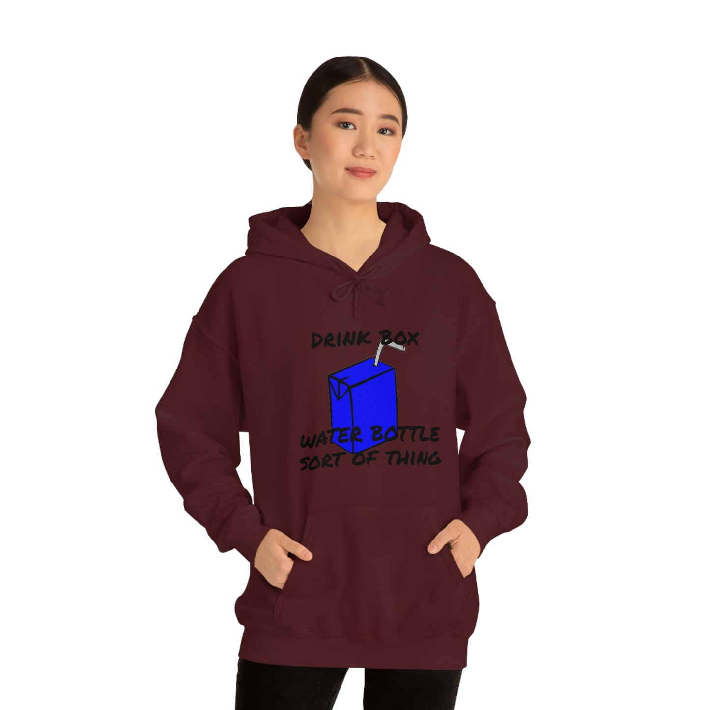 Drink Box Water Bottle Unisex Heavy Blend™ Hooded Sweatshirt