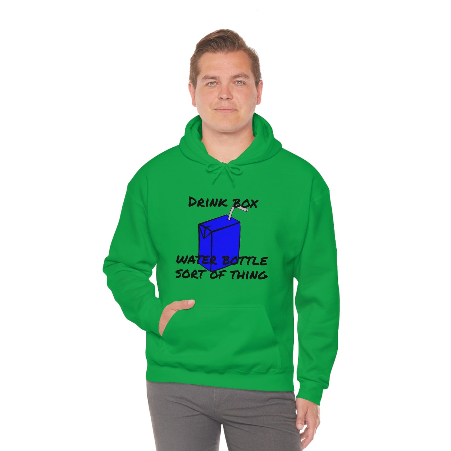 Drink Box Water Bottle Unisex Heavy Blend™ Hooded Sweatshirt