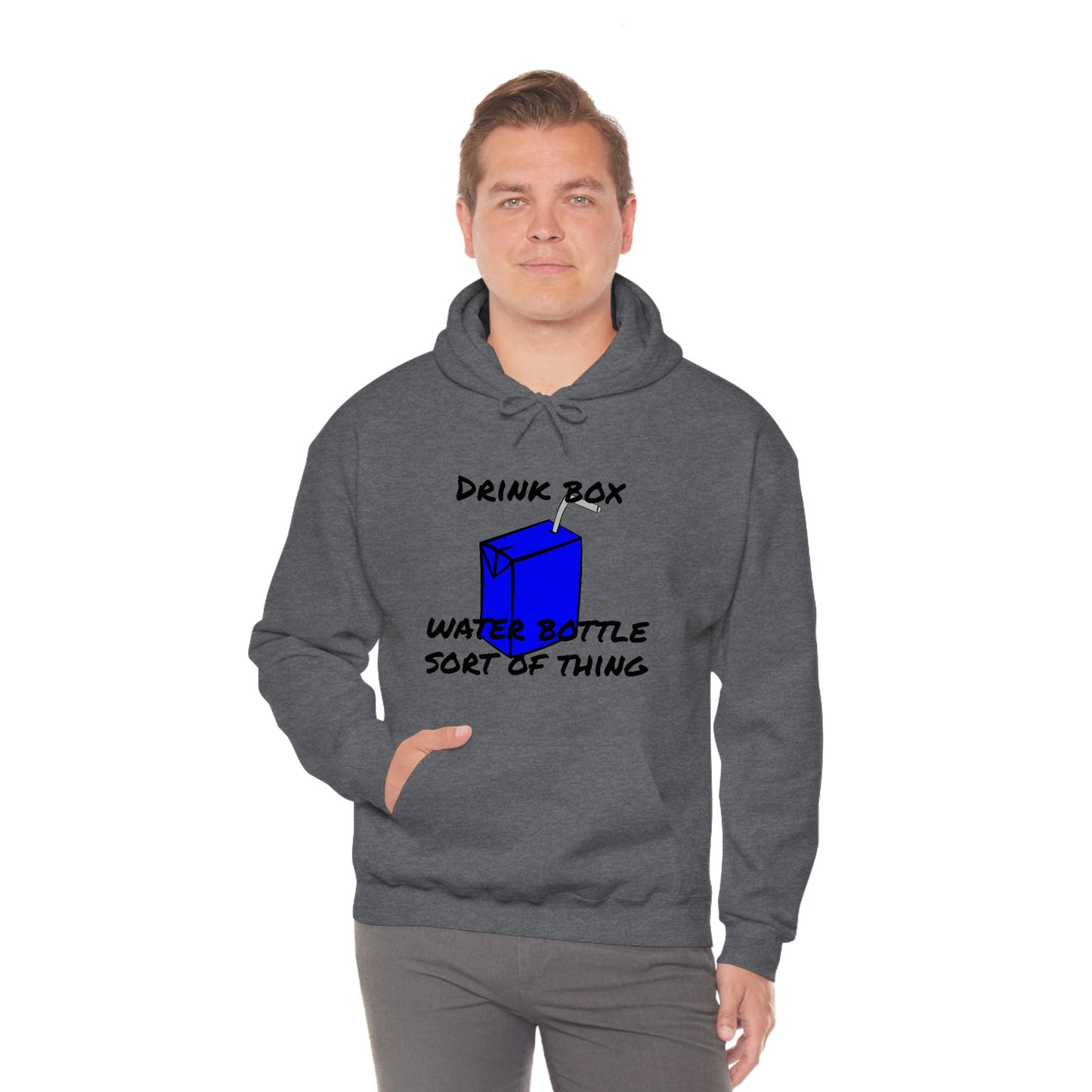 Drink Box Water Bottle Unisex Heavy Blend™ Hooded Sweatshirt