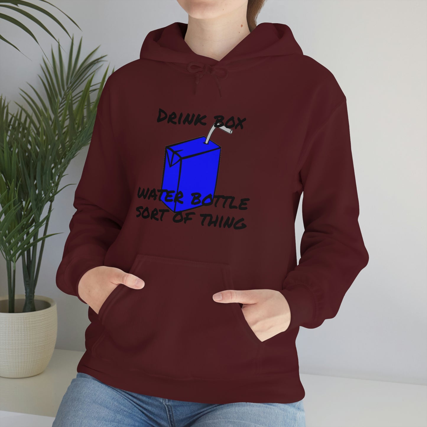 Drink Box Water Bottle Unisex Heavy Blend™ Hooded Sweatshirt