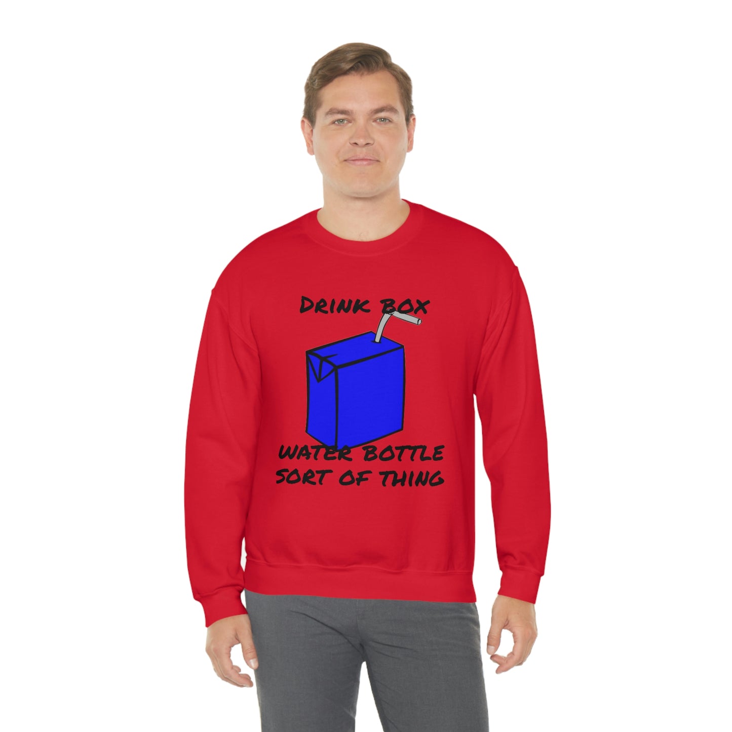 Drink Box Water Bottle Unisex Heavy Blend™ Crewneck Sweatshirt