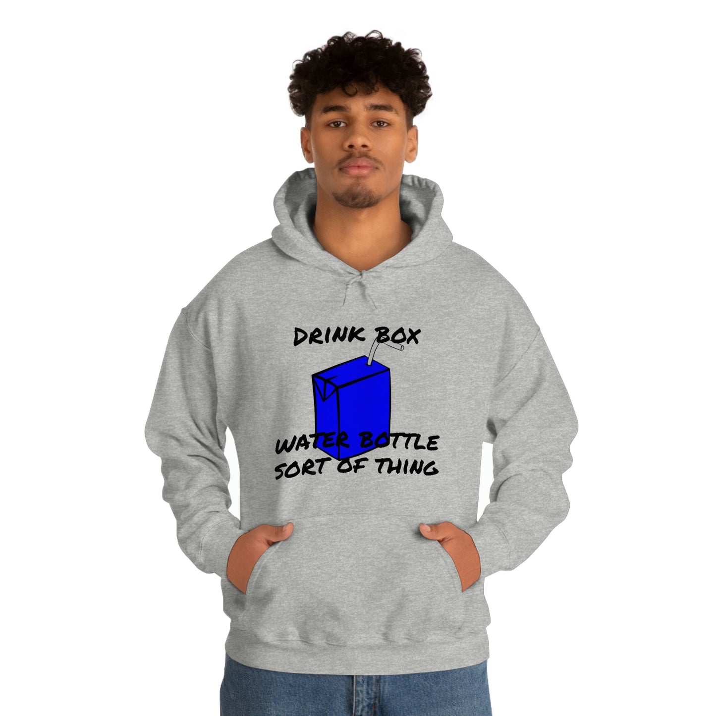 Drink Box Water Bottle Unisex Heavy Blend™ Hooded Sweatshirt